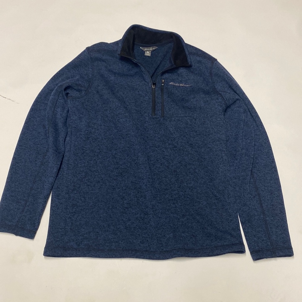 <2 for 25> Eddie Bauer Radiator 1/4 zip fleece size large